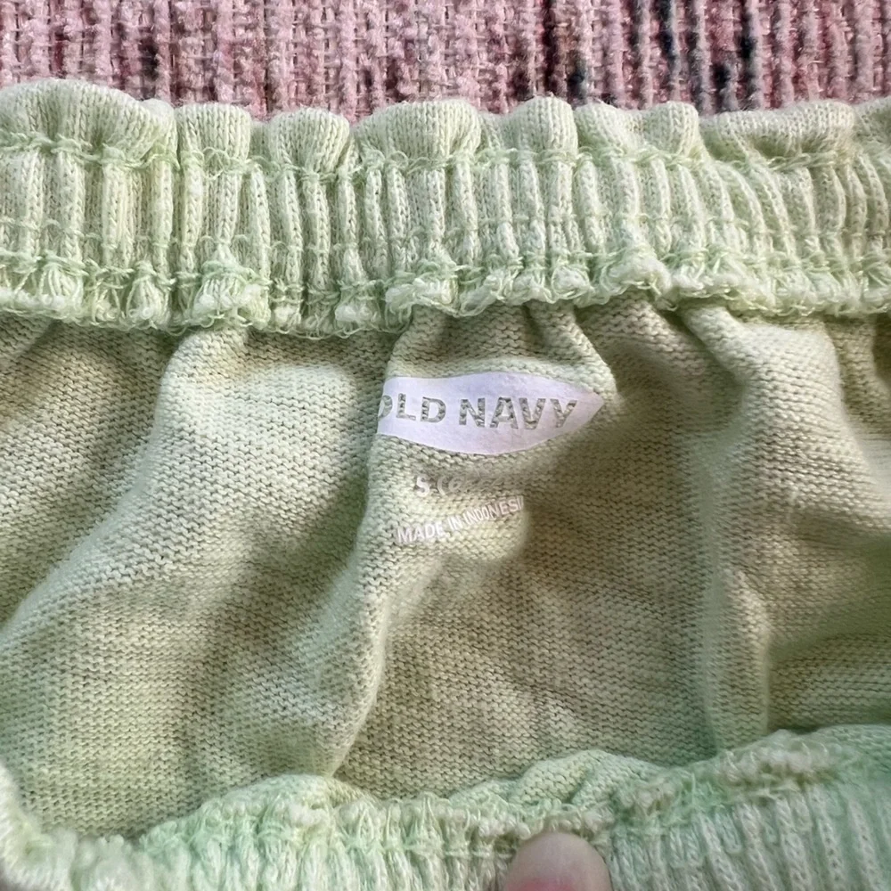 Old Navy Green Jumpsuit with Ruffled Sleeves